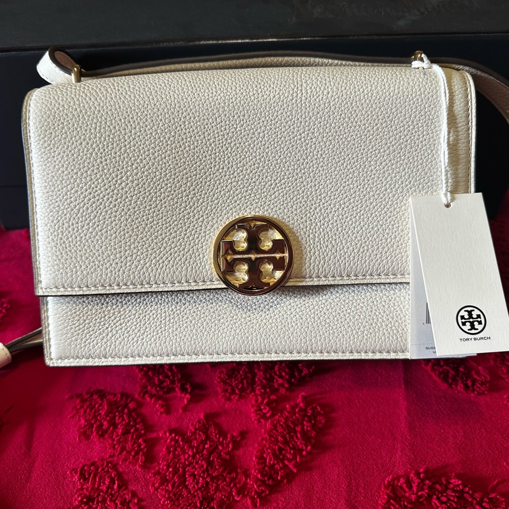 Tory Burch White Crossbody Bag